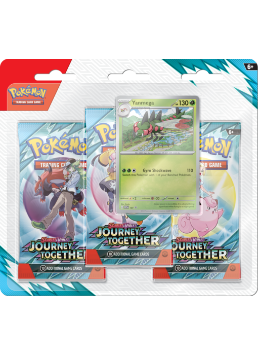 Pokémon TCG SV9 Journey Together 3 pack Blister (EN)