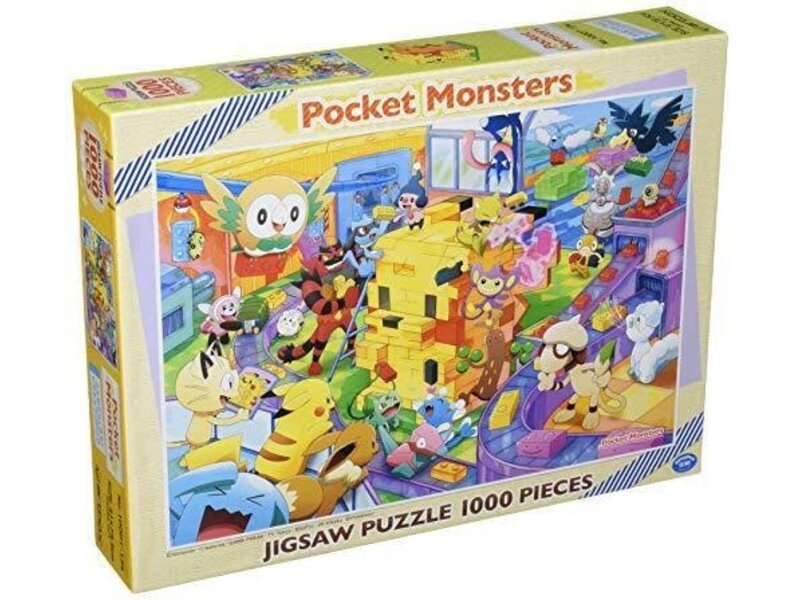 Ensky Puzzle Pokemon Pikachu Blocks 1000pc