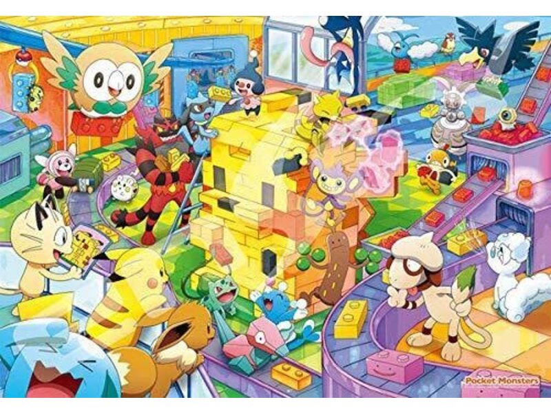 Ensky Puzzle Pokemon Pikachu Blocks 1000pc