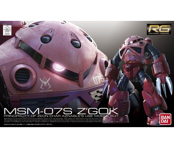 Bandai RG #16 1/144 MSM-07S Char's Z'Gok Gundam