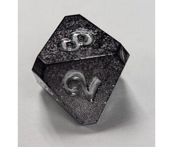7-die Rpg Set Shadowland With Silver