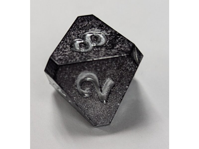 Die Hard 7-die Rpg Set Shadowland With Silver