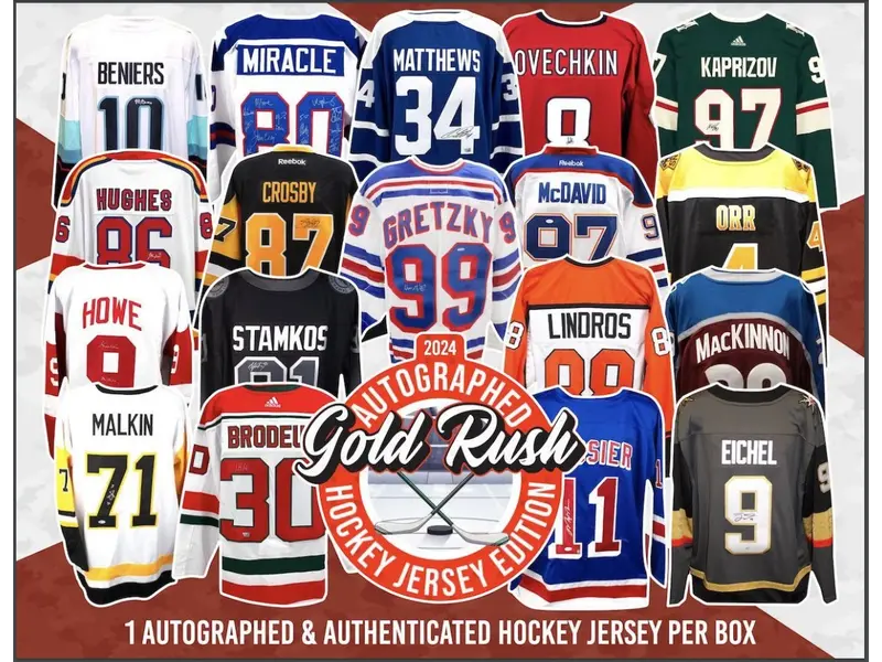 25 Gold Rush Hockey Jersey Series 1