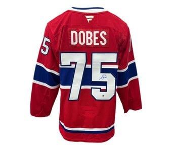 Jakub Dobes Autographed Fanatics Premium Jersey