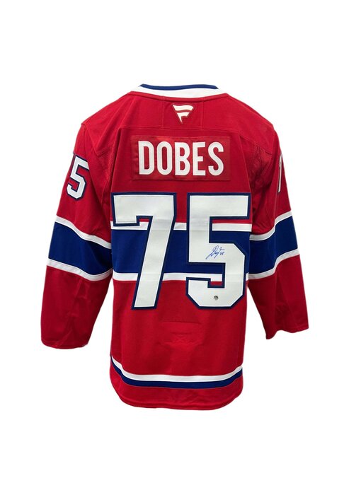 Jakub Dobes Autographed Fanatics Premium Jersey