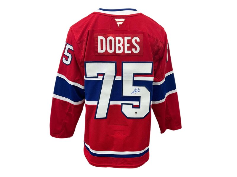 Jakub Dobes Autographed Fanatics Premium Jersey