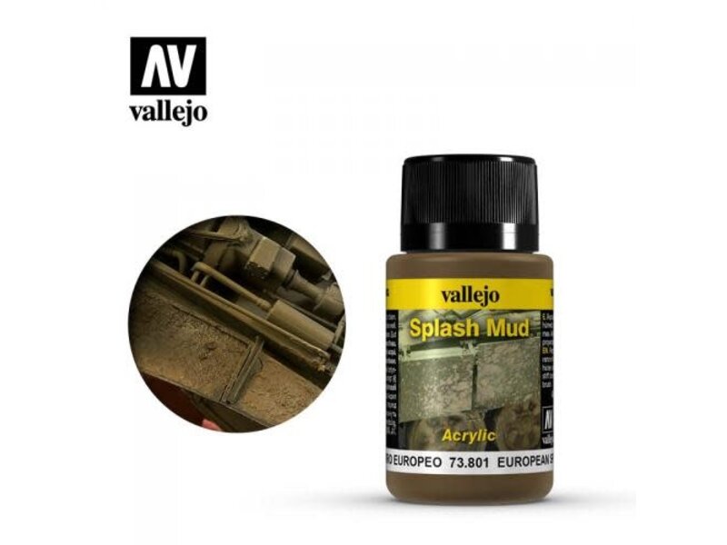 Vallejo Weathering Effects - European Splash Mud (40ml) (73.801)