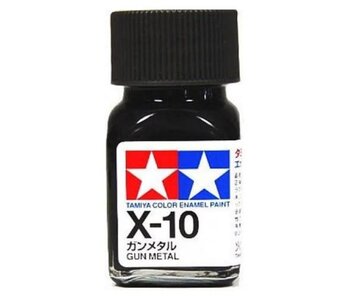 Tamiya Enamel Gun Metal (X-10) 10ml