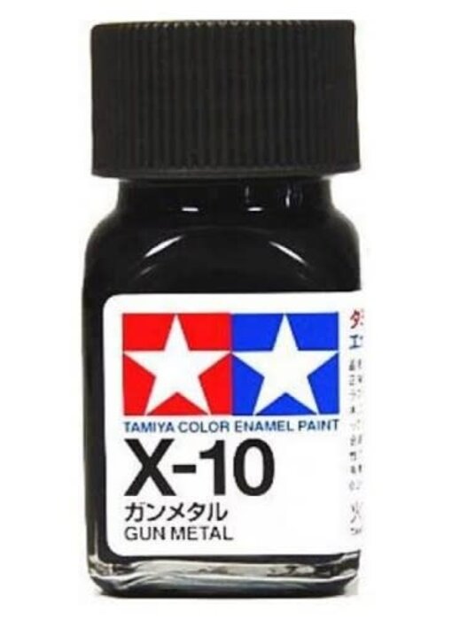 Tamiya Enamel Gun Metal (X-10) 10ml