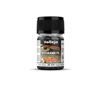 Vallejo Diorama FX Landscape Textures Vulcan Black 2-5mm Grain (60g)