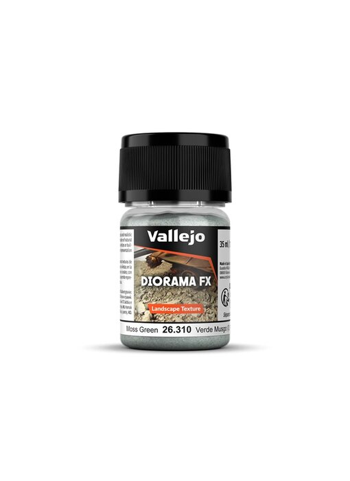Vallejo Diorama FX Landscape Textures Moss Green 0.1-1mm Grain (60g)