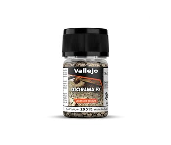 Vallejo Diorama FX Landscape Textures Arid Yellow 1-2mm Grain (60g)