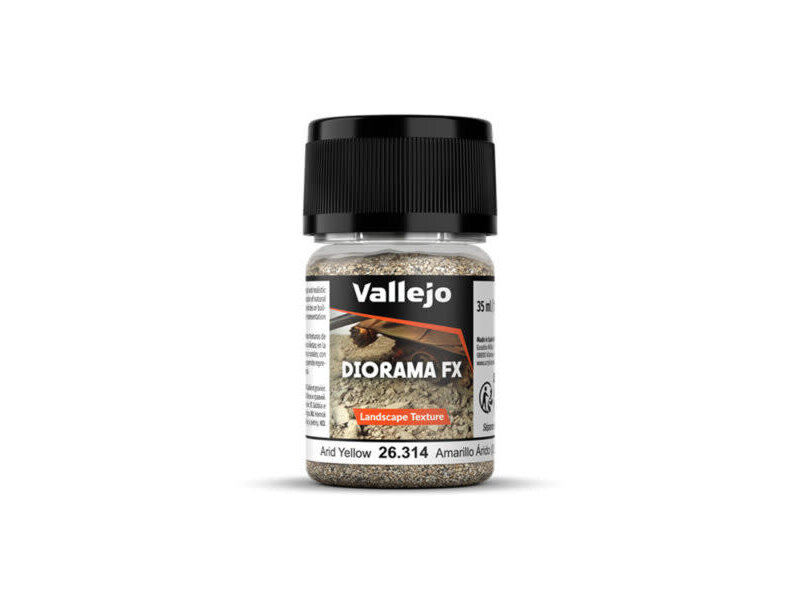 Vallejo Vallejo Diorama FX Landscape Textures Arid Yellow 0.1-1mm Grain (60g)