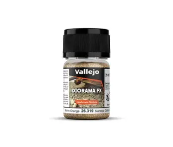 Vallejo Diorama FX Landscape Textures Warm Orange 0.1-0.6mm Grain (60g)