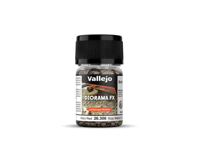 Vallejo Vallejo Diorama FX Landscape Textures Mars Red 2-5mm Grain (60g)