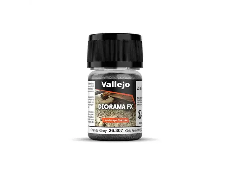 Vallejo Vallejo Diorama FX Landscape Textures Granite Grey 02-0.6mm Grain (60g)