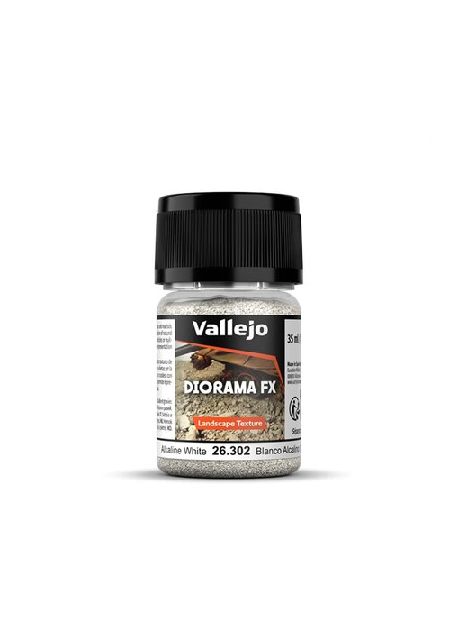 Vallejo Diorama FX Landscape Textures Alkaline White 1-2mm Grain (60g)