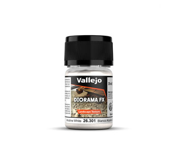 Vallejo Diorama FX Landscape Textures Alkaline White 0.5-1.0mm Grain (60g)