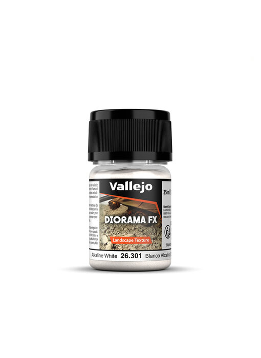 Vallejo Diorama FX Landscape Textures Alkaline White 0.5-1.0mm Grain (60g)