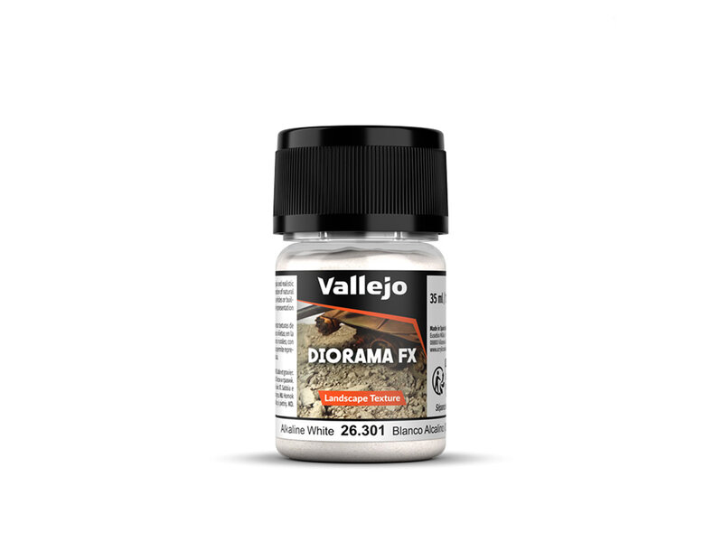 Vallejo Vallejo Diorama FX Landscape Textures Alkaline White 0.5-1.0mm Grain (60g)