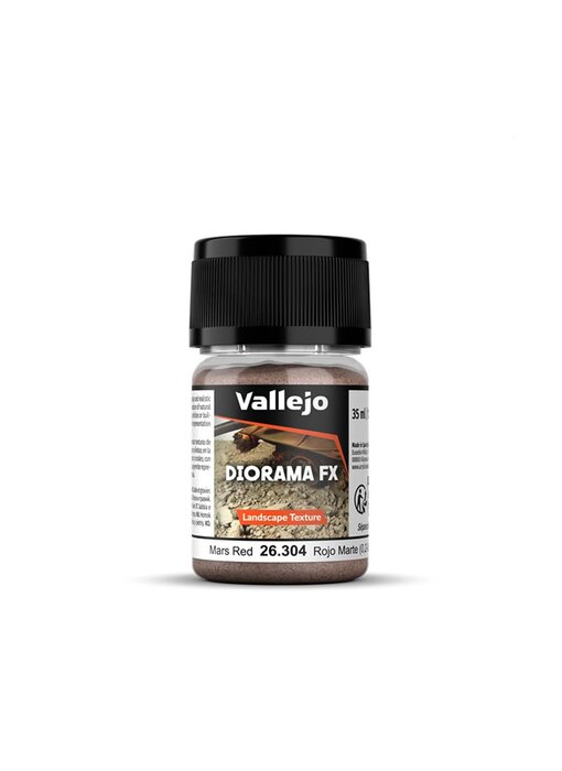 Vallejo Diorama FX Landscape Textures Mars Red 0.2-0.6mm Grain (60g)
