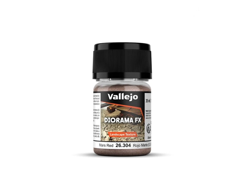 Vallejo Vallejo Diorama FX Landscape Textures Mars Red 0.2-0.6mm Grain (60g)