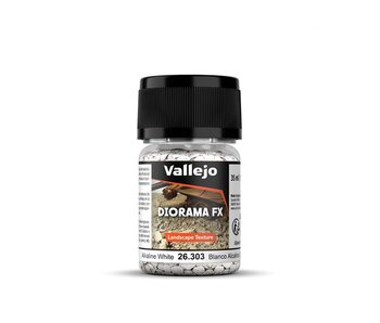 Vallejo Diorama FX Landscape Textures Alkaline White 2-5mm Grain (60g)