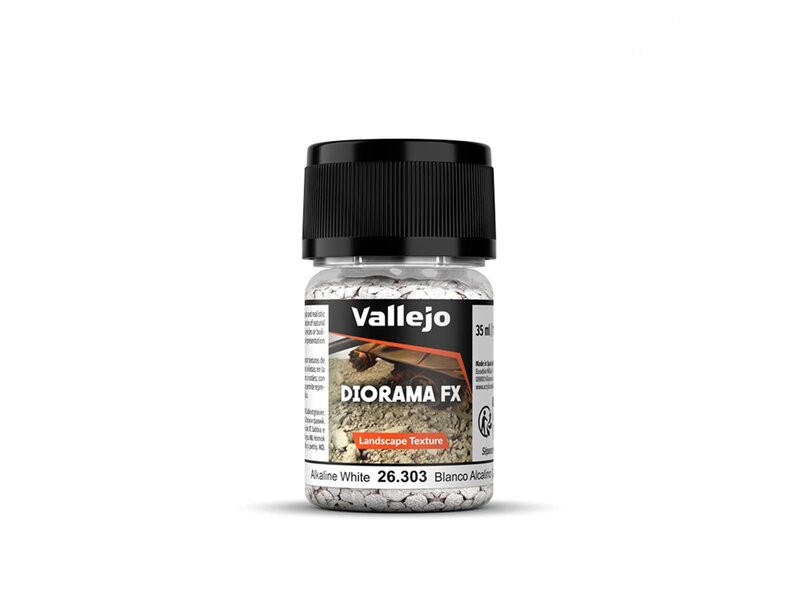 Vallejo Vallejo Diorama FX Landscape Textures Alkaline White 2-5mm Grain (60g)