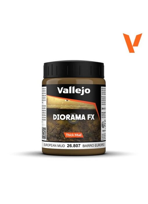 Vallejo Diorama FX European Mud (200 ML)