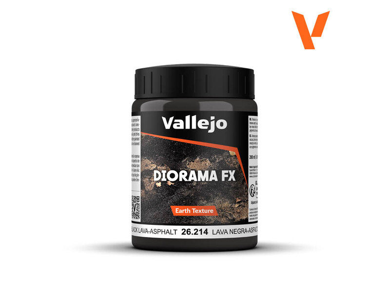 Vallejo Vallejo Diorama FX Black Lava-Asphalt (200ml)