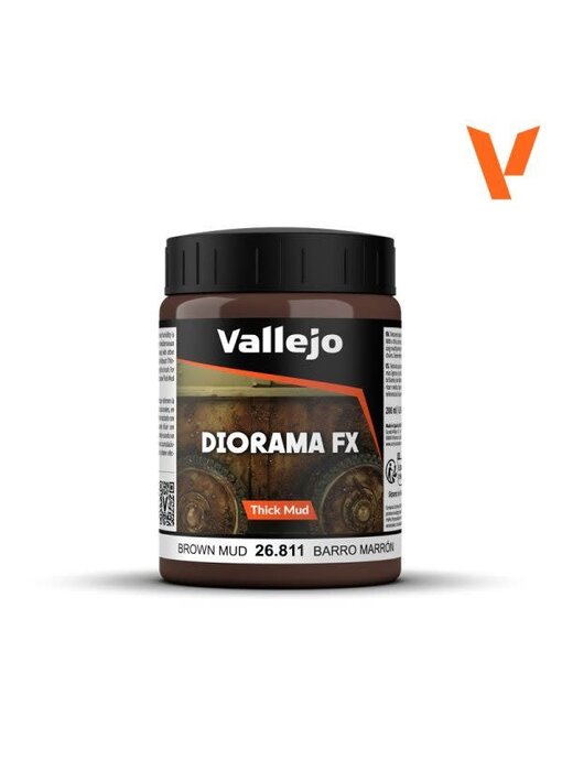 Vallejo Diorama FX Brown Mud (200 ML)