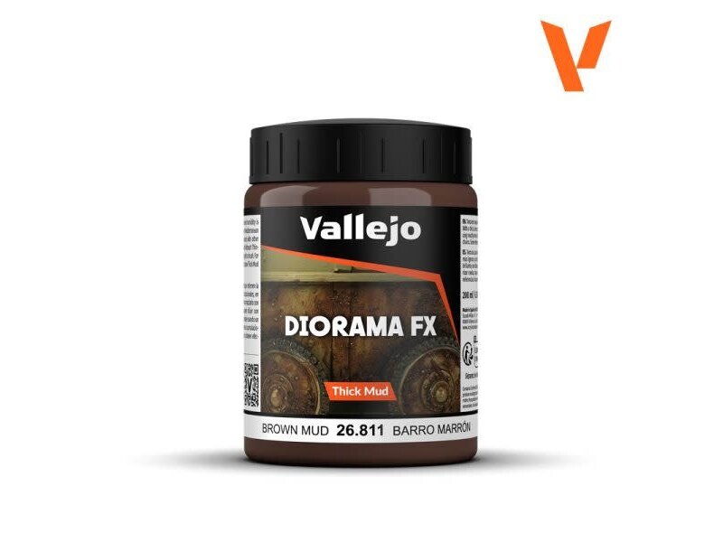 Vallejo Vallejo Diorama FX Brown Mud (200 ML)