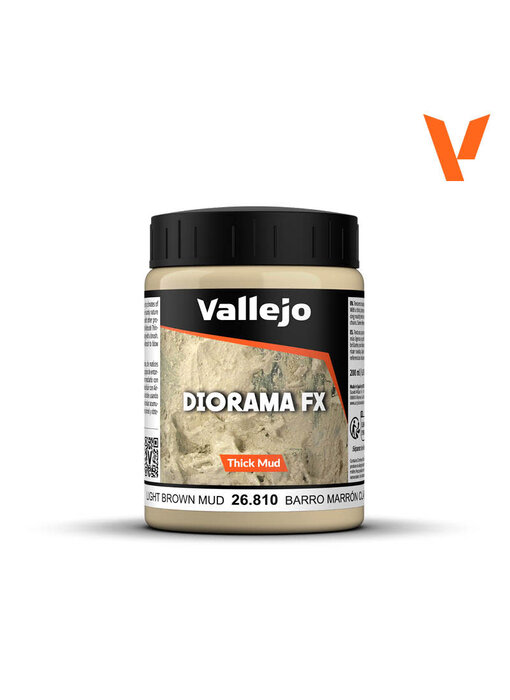 Vallejo Diorama FX Light Brown Mud (200ml)
