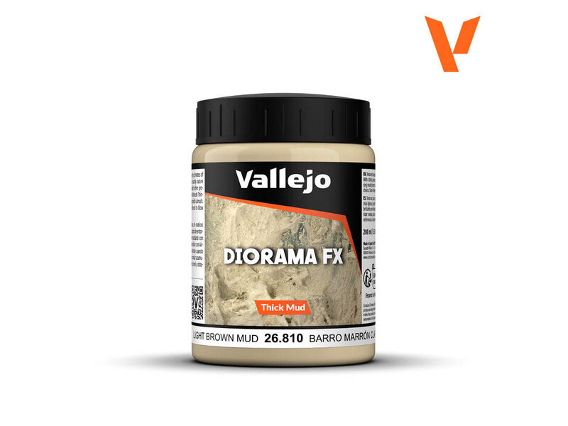 Vallejo Vallejo Diorama FX Light Brown Mud (200ml)