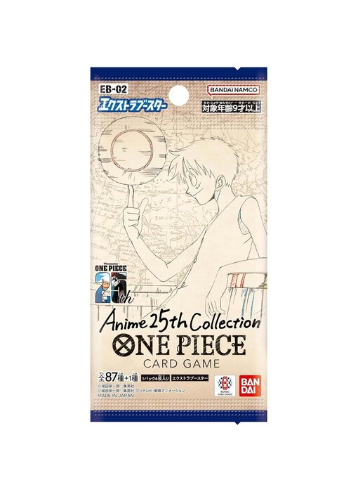 One Piece EB-02 Anime 25th collection Extra Booster Pack (JP)