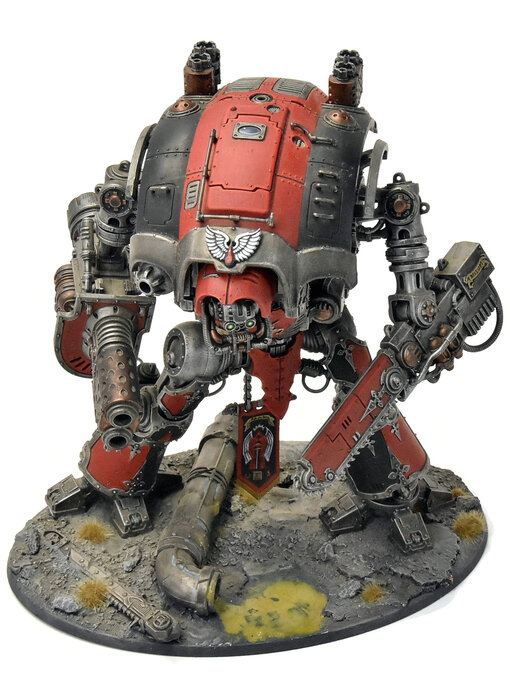 BLOOD ANGELS Imperial Knight #1 PRO PAINTED Warhammer 40K missing pads
