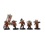 Games Workshop CHAOS SPACE MARINES 10 Khorne Berserkers Converted #1 WELL PAINTED 40K