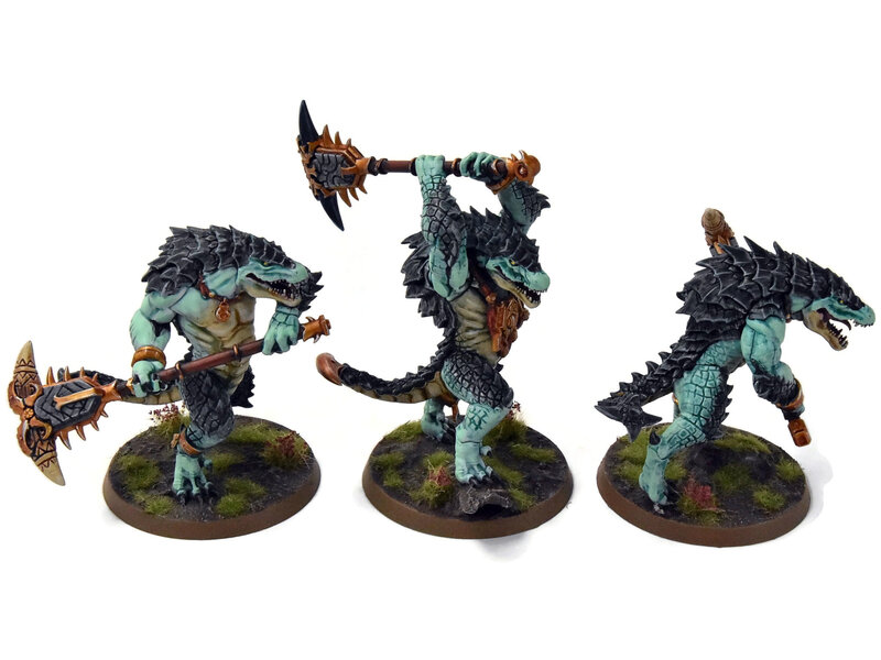 Games Workshop SERAPHON 3 Kroxigor #1 COMMISSION PRO PAINTED Sigmar