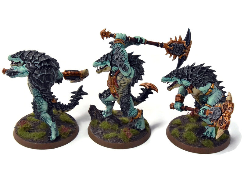 Games Workshop SERAPHON 3 Kroxigor #1 COMMISSION PRO PAINTED Sigmar