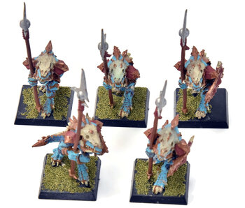 SERAPHON 5 Temple Guards #1 METAL Sigmar missing 2 shield