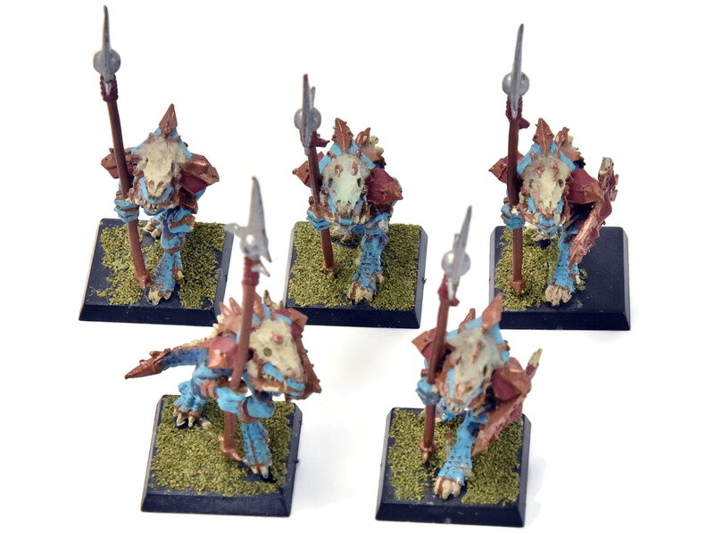 Games Workshop SERAPHON 5 Temple Guards #1 METAL Sigmar missing 2 shield