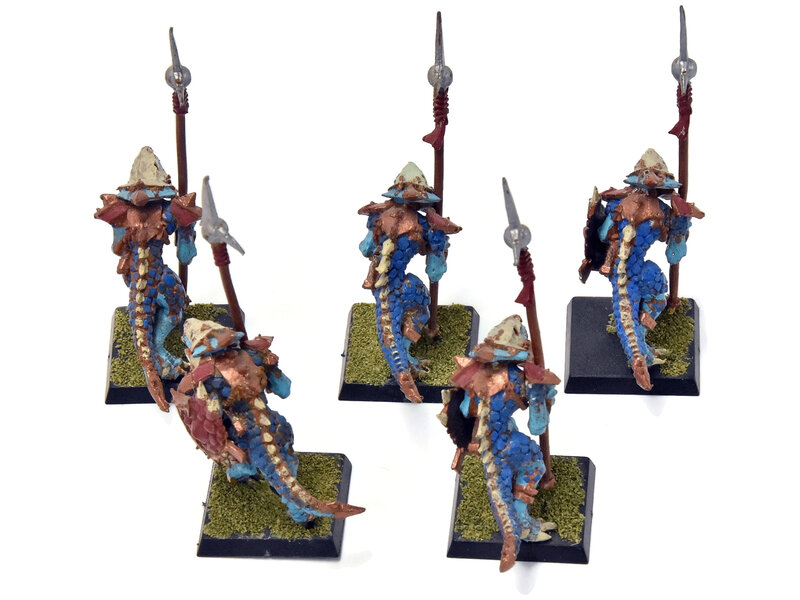 Games Workshop SERAPHON 5 Temple Guards #1 METAL Sigmar missing 2 shield