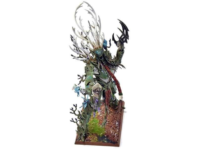 Games Workshop WOOD ELVES Treeman Ancient #1 PRO PAINTED Fantasy Base need to be finished