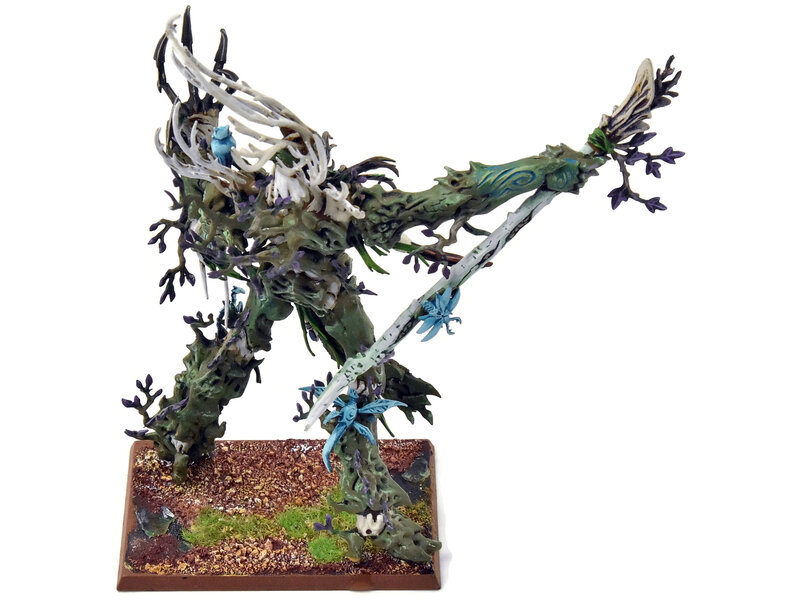Games Workshop WOOD ELVES Treeman Ancient #1 PRO PAINTED Fantasy Base need to be finished
