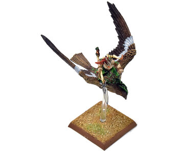 WOOD ELVES Warhawk Rider #3 PRO PAINTED METAL Fantasy
