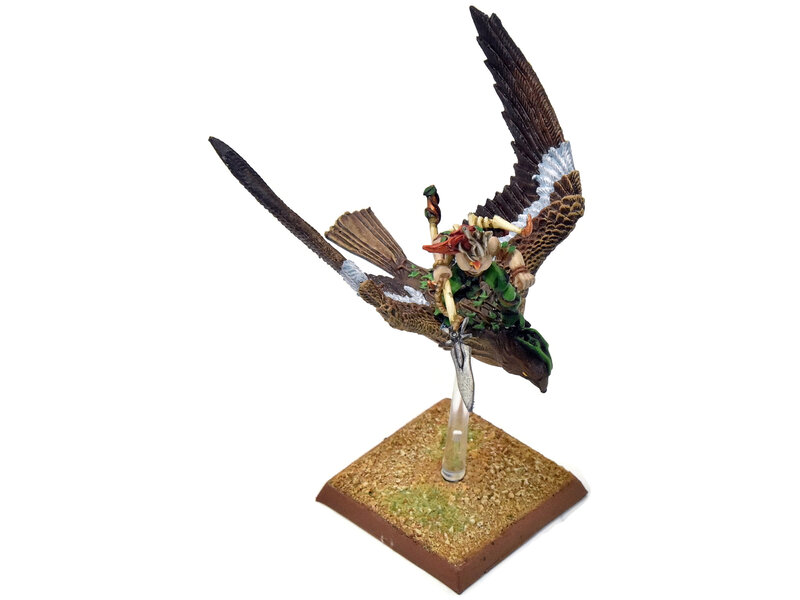 Games Workshop WOOD ELVES Warhawk Rider #3 PRO PAINTED METAL Fantasy