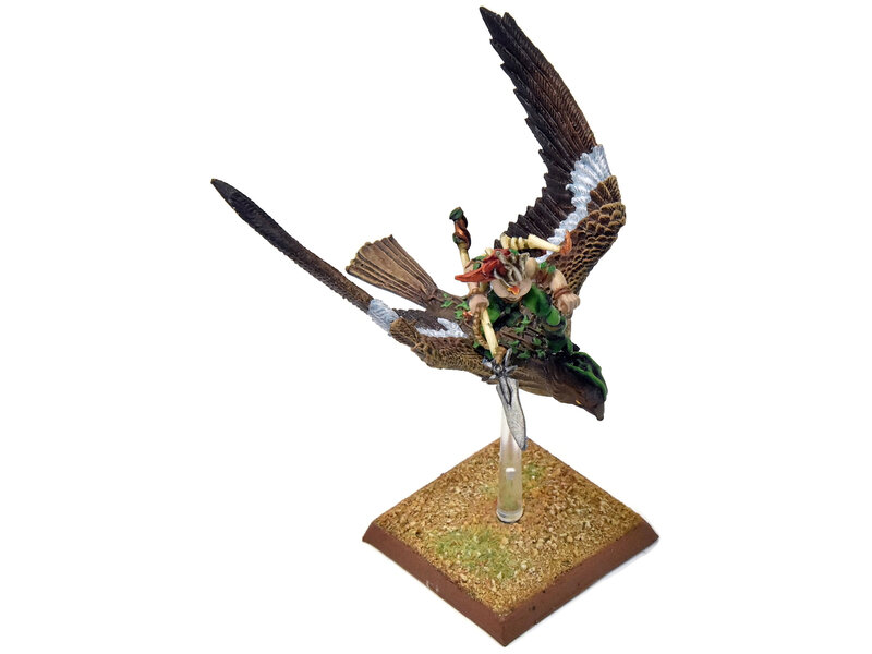 Games Workshop WOOD ELVES Warhawk Rider #3 PRO PAINTED METAL Fantasy