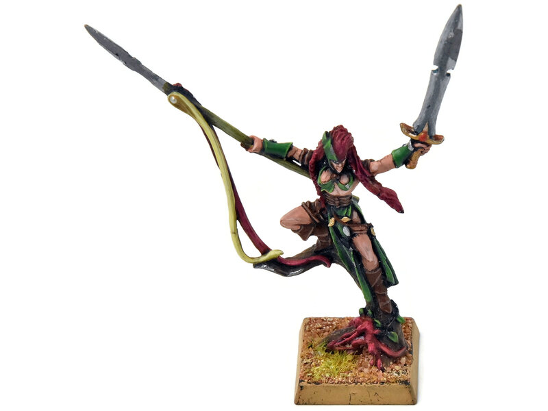 Games Workshop WOOD ELVES Shadowdancer #1 METAL WELL PAINTED Fantasy