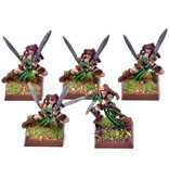 Games Workshop WOOD ELVES 5 Wardancer #1 METAL PRO PAINTED Fantasy