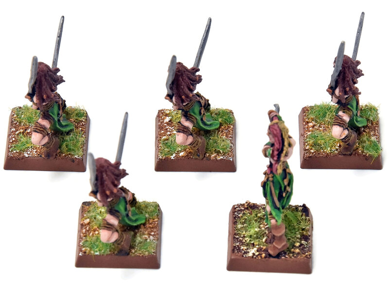 Games Workshop WOOD ELVES 5 Wardancer #1 METAL PRO PAINTED Fantasy